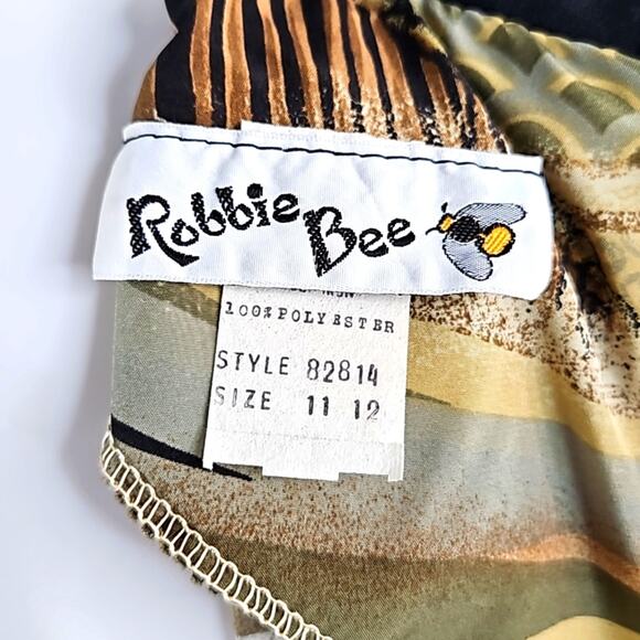 Vintage Robbie Bee Island Inspired Maxi Dress Size 11/12 - Picture 9 of 10